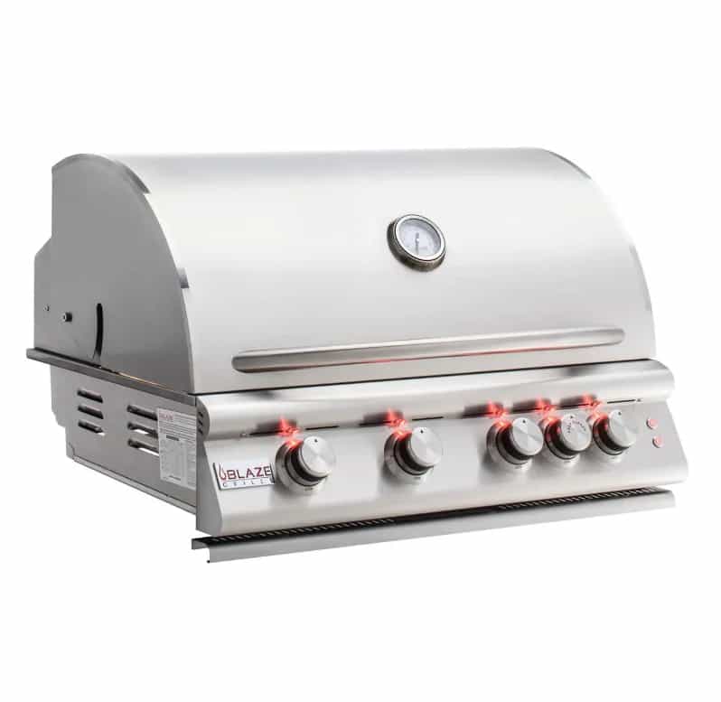 Blaze Premium LTE - 32-Inch 4-Burner Built-In Grill with Rear Infrared Burner & Grill Lights - BLZ-4LTE2 - image 1