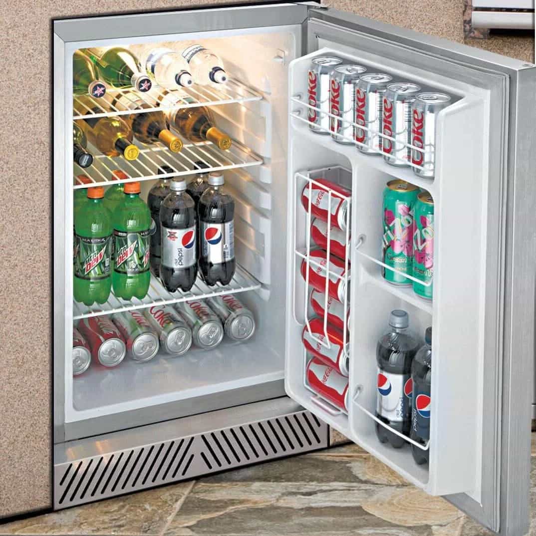 Delta Heat - 20-Inch 4.1 Cubic Feet Outdoor Rated Compact Refrigerator With Lock - DHOR20 - image 2