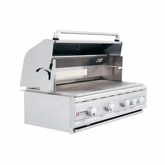 RCS Cutlass Pro - 38-Inch 4-Burner Built-In Grill with Blue LED and Rear Burner - Natural Gas - RON38A - image 4