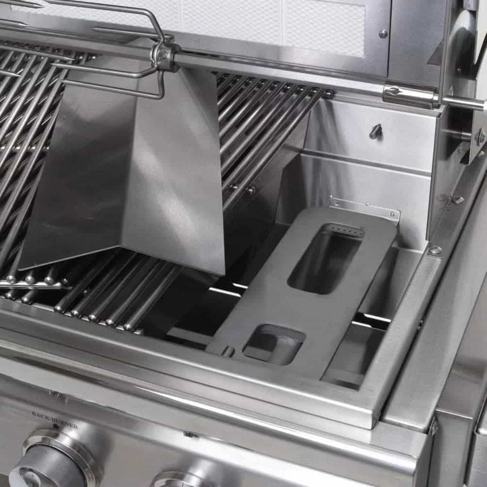 RCS Cutlass Pro - 38-Inch 4-Burner Built-In Grill with Blue LED Lights and Rear Burner - Liquid Propane Gas - RON38ALP - image 3
