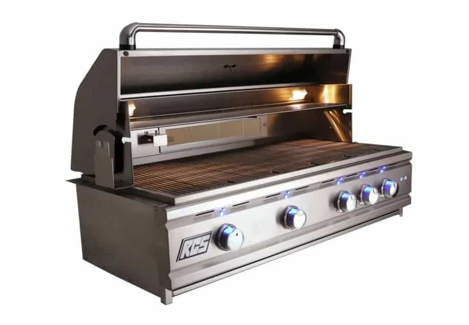 RCS Cutlass Pro - 42-Inch 4-Burner Built-In Grill with Blue LED Lights and Rear Burner - Liquid Propane Gas - RON42ALP - image 3