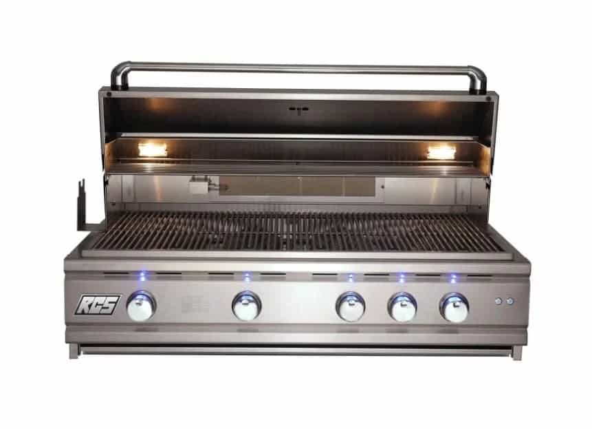 RCS Cutlass Pro - 42-Inch 4-Burner Built-In Grill with Blue LED Lights and Rear Burner - Liquid Propane Gas - RON42ALP - image 4
