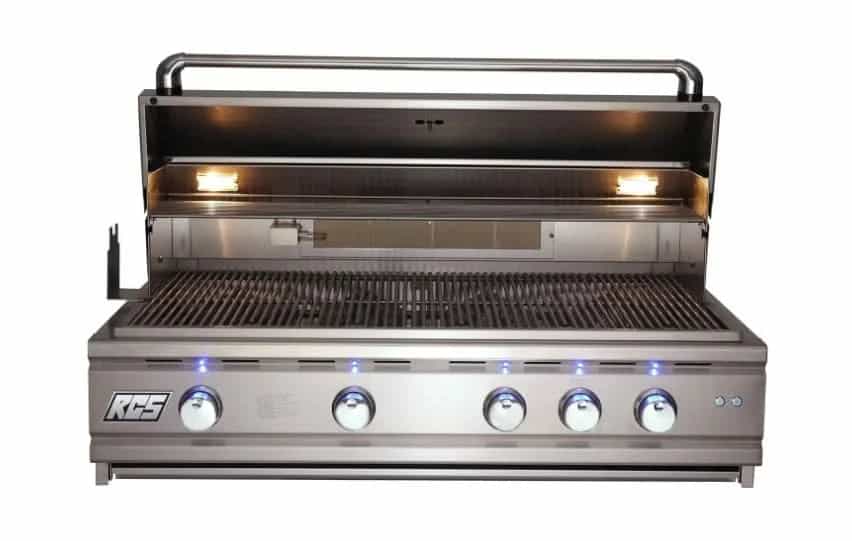 RCS Cutlass Pro - 42-Inch 4-Burner Built-In Grill with Blue LED Lights and Rear Burner - Liquid Propane Gas - RON42ALP - image 5