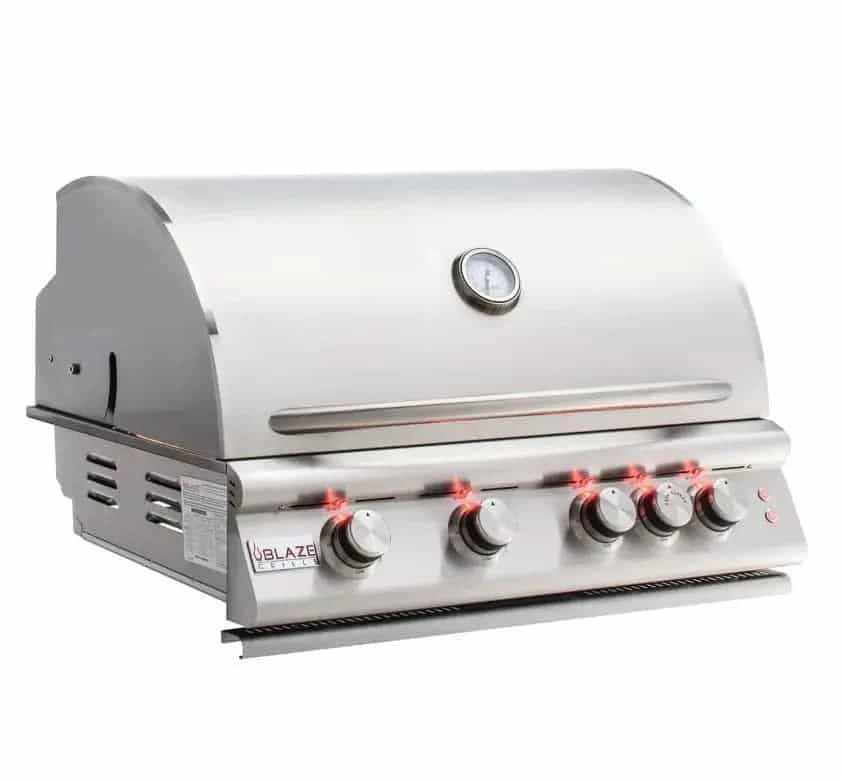 Blaze Outdoor Basic Package LTE 32-inch 4 Burner Grill with Single Side Burner and Cover NG - image 2