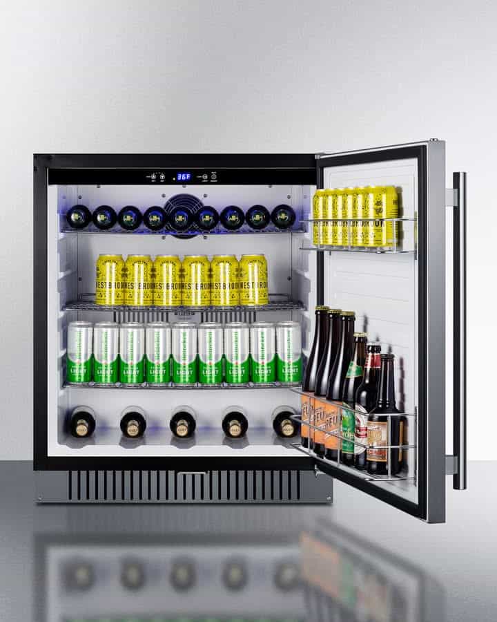 Summit 27-Inch Wide Built-In One Door All-Refrigerator, ADA Compliant - FF27BSSADA - image 6