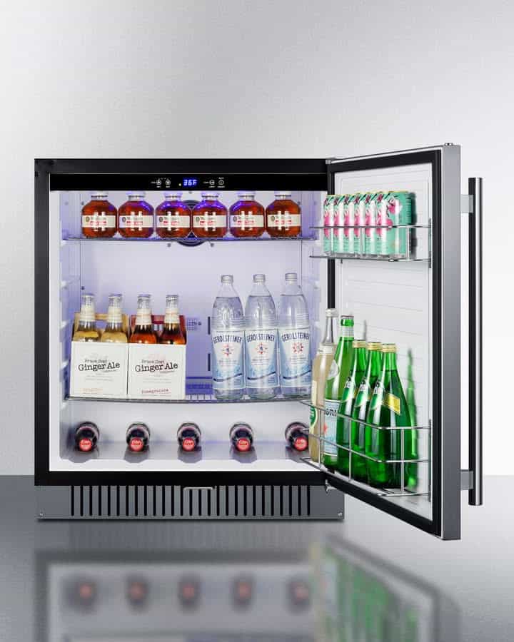 Summit 27-Inch Wide Built-In One Door All-Refrigerator, ADA Compliant - FF27BSSADA - image 5