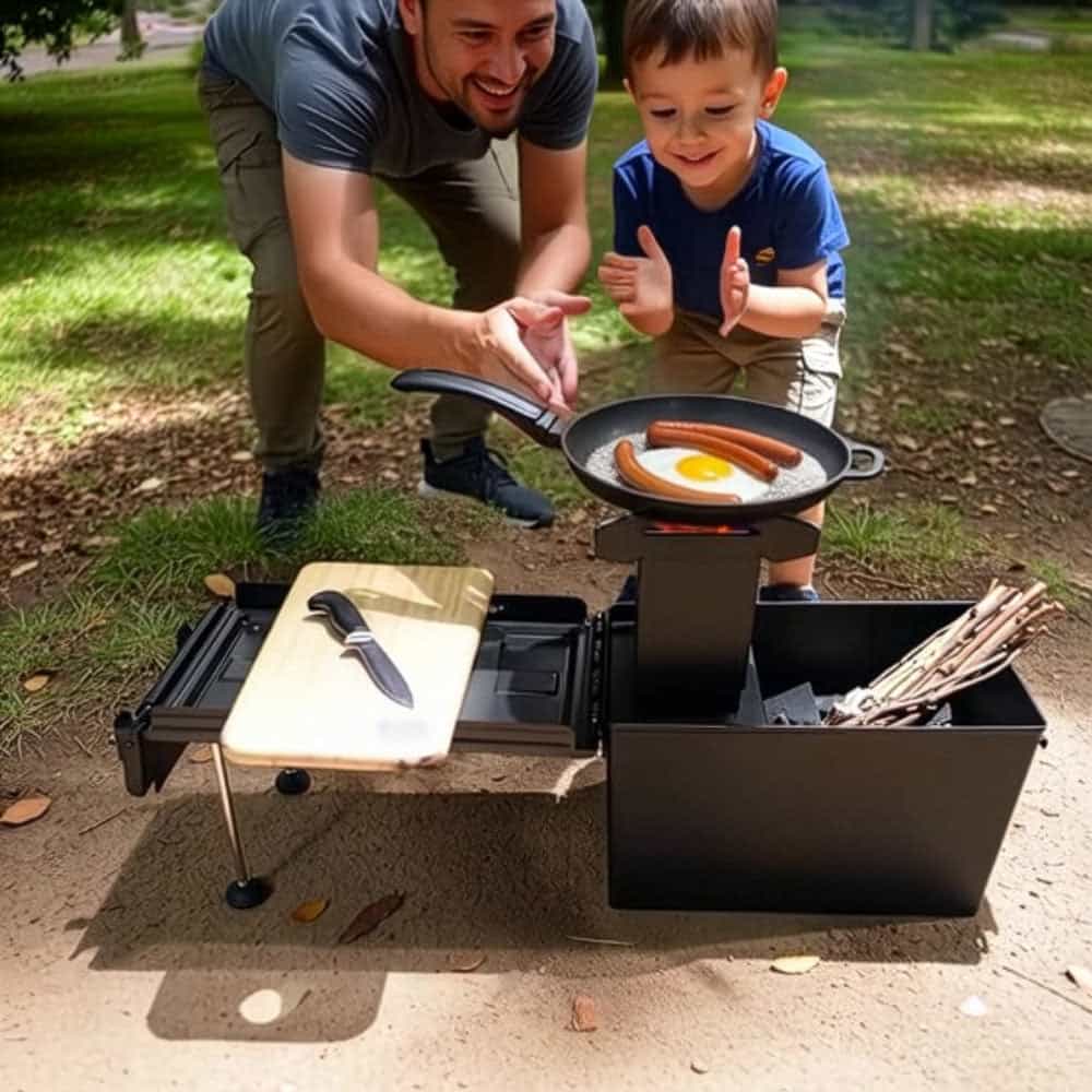 StarBBQ‚Ñ¢ Rocket Stove Camper Box ‚Äì Military-Grade Ammo Can Portable Stove | STARBBQ-RSBBOX - image 3