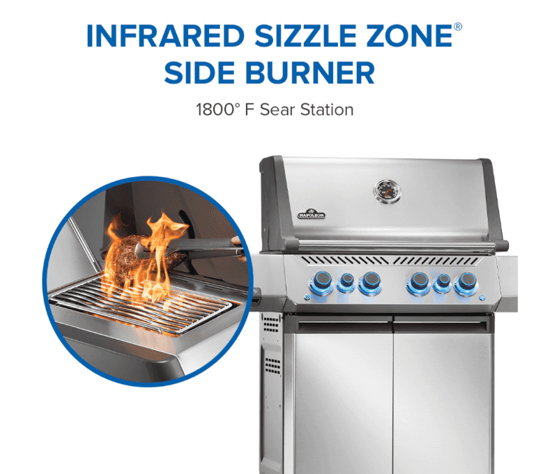 Napoleon Prestige® 500 RSIB with Infrared Side and Rear Burner LP- P500VRSIBPSS - image 4