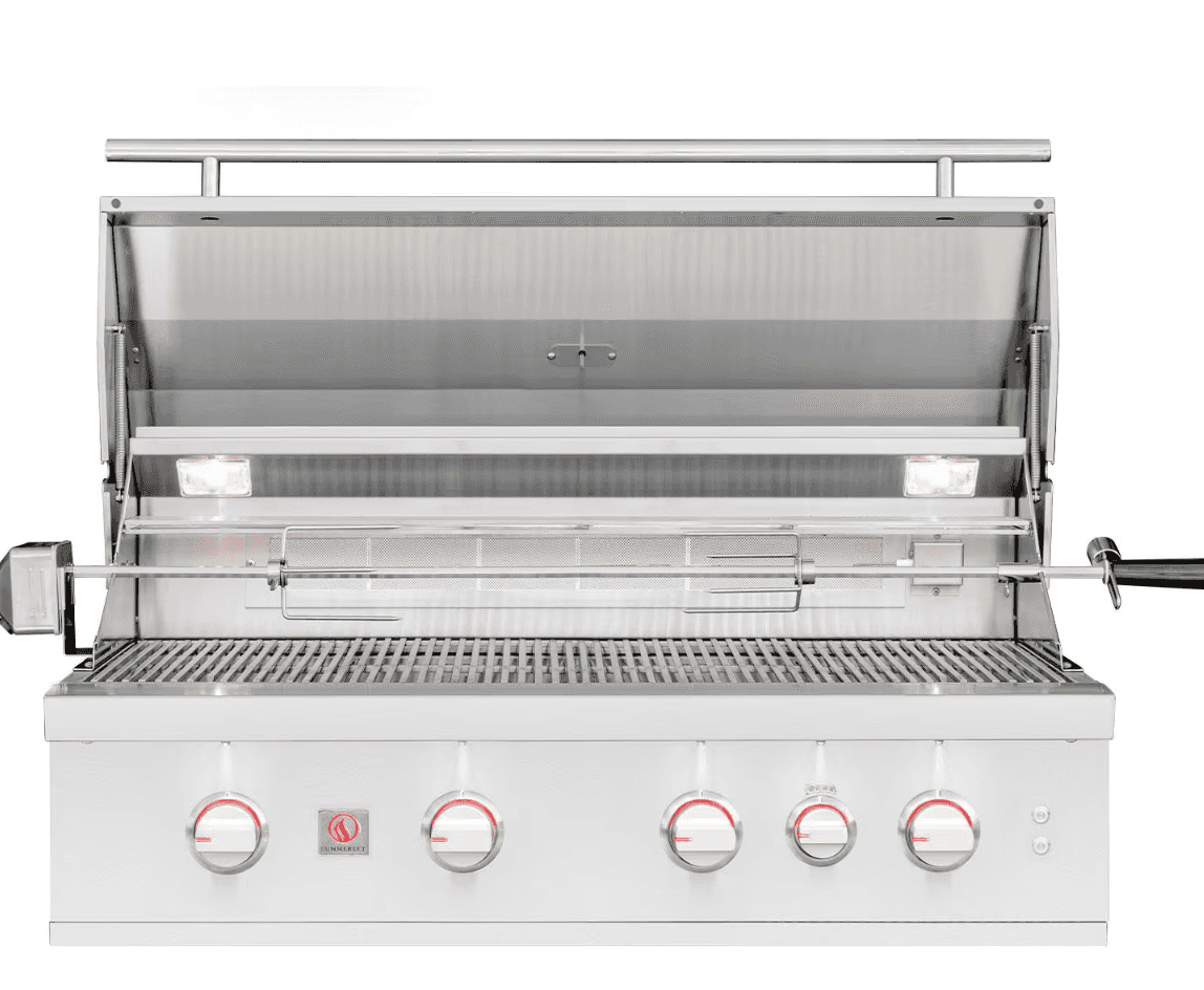 Summerset TRL Pro 40-in 4 Burner Built-In Natural Gas Grill w/ Rear Infrared Burner & Rotisserie Kit - TRLPRO40 - image 1