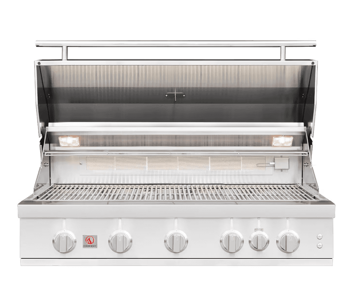 Summerset Sizzler Pro 40-in 5 Burner Built-In Natural Gas Grill w/ Rear Infrared Burner - SZRPRO40 - image 1