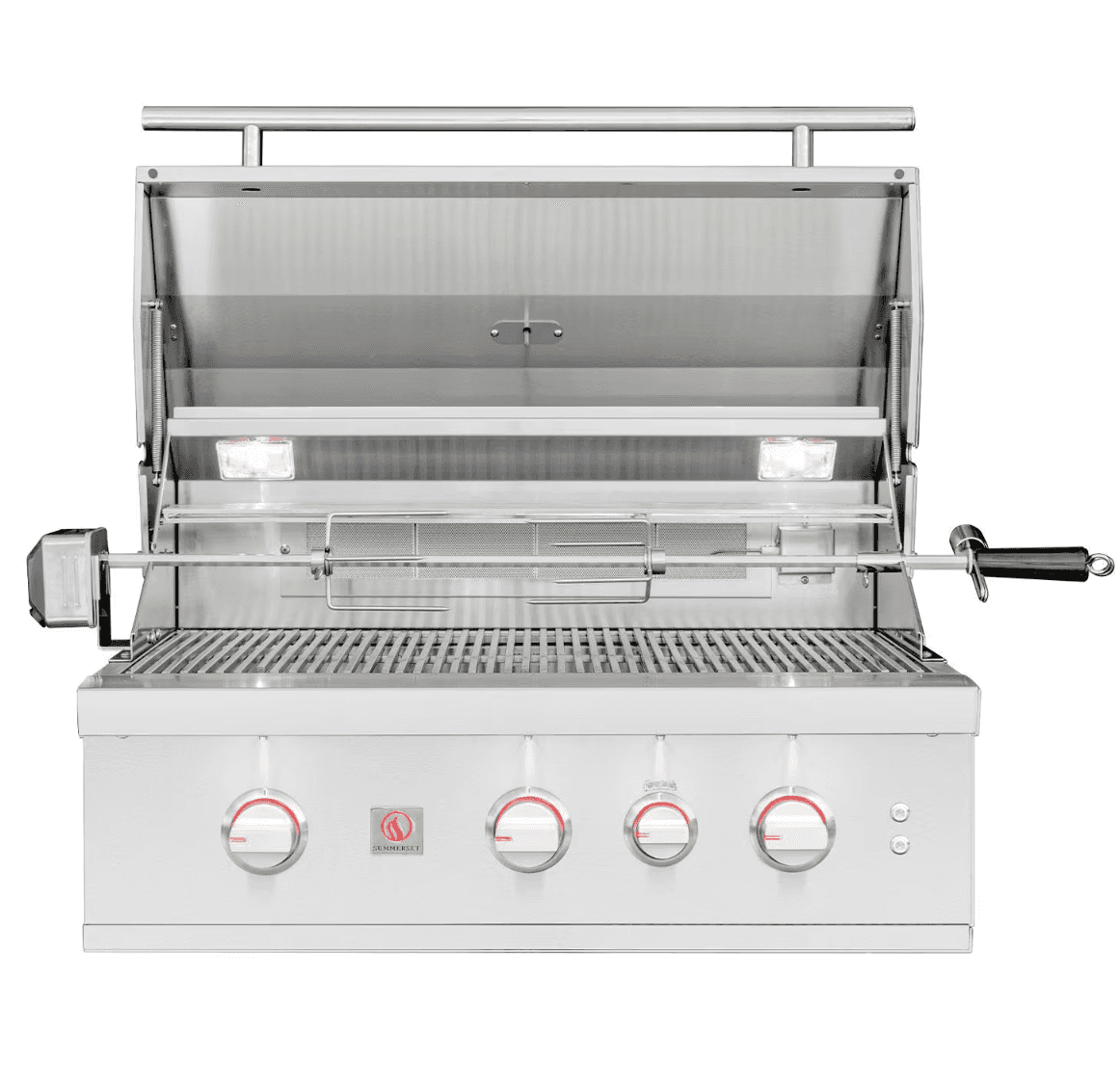 Summerset TRL Pro 32-in 3 Burner Built-In Natural Gas Grill w/ Rear Infrared Burner & Rotisserie Kit - TRLPRO32 - image 1
