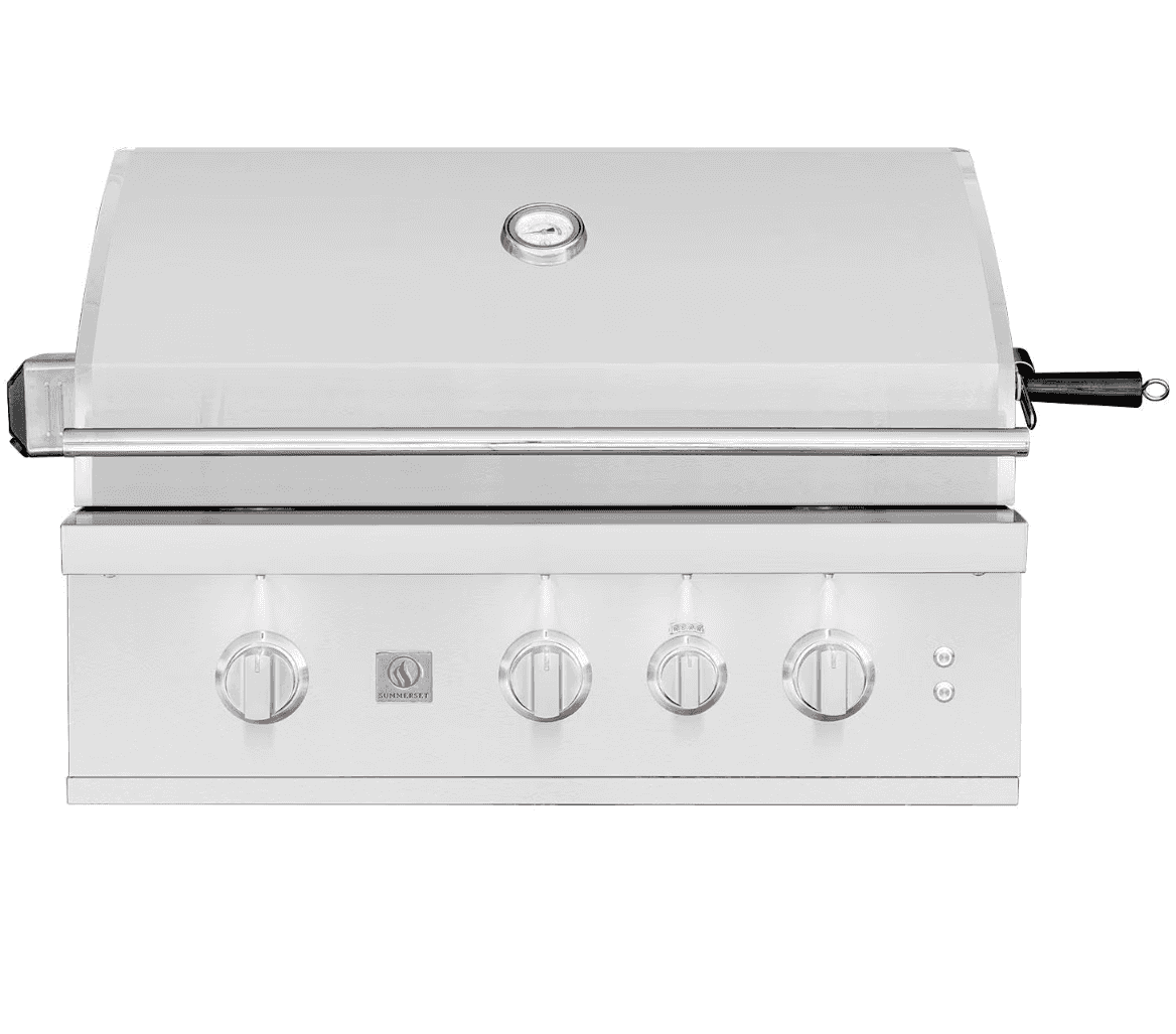 Summerset TRL Pro 32-in 3 Burner Built-In Natural Gas Grill w/ Rear Infrared Burner & Rotisserie Kit - TRLPRO32 - image 2