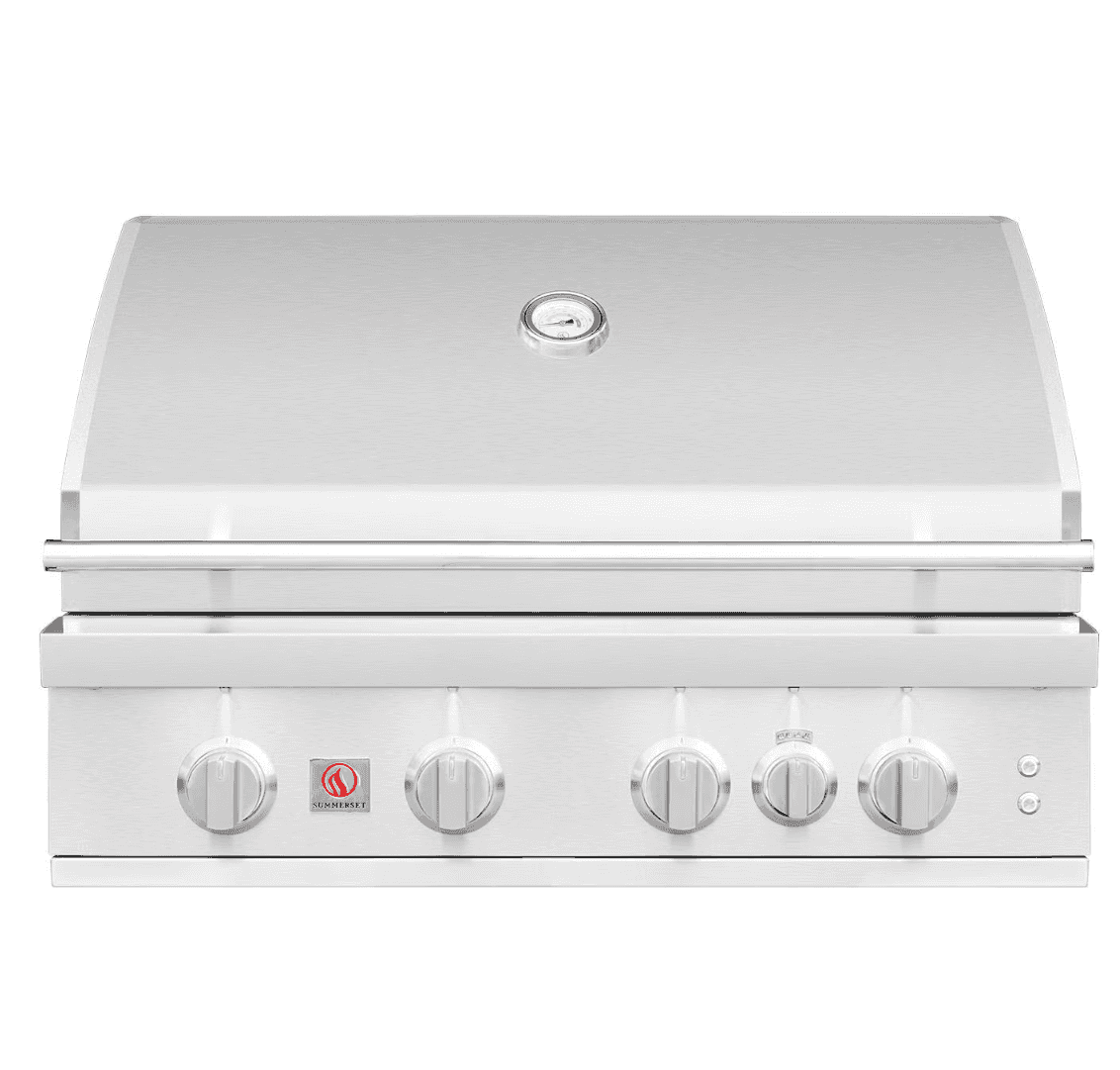 Summerset Sizzler Pro 32-in 4 Burner Built-In Propane Gas Grill w/ Rear Infrared Burner -SZRPRO32L - image 2