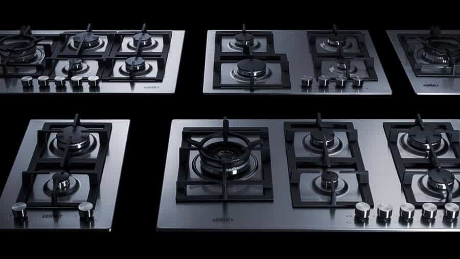 Summit - 30 Wide 5-Burner Propane Gas Cooktop In Stainless Steel - GCJ5SSLP - image 5