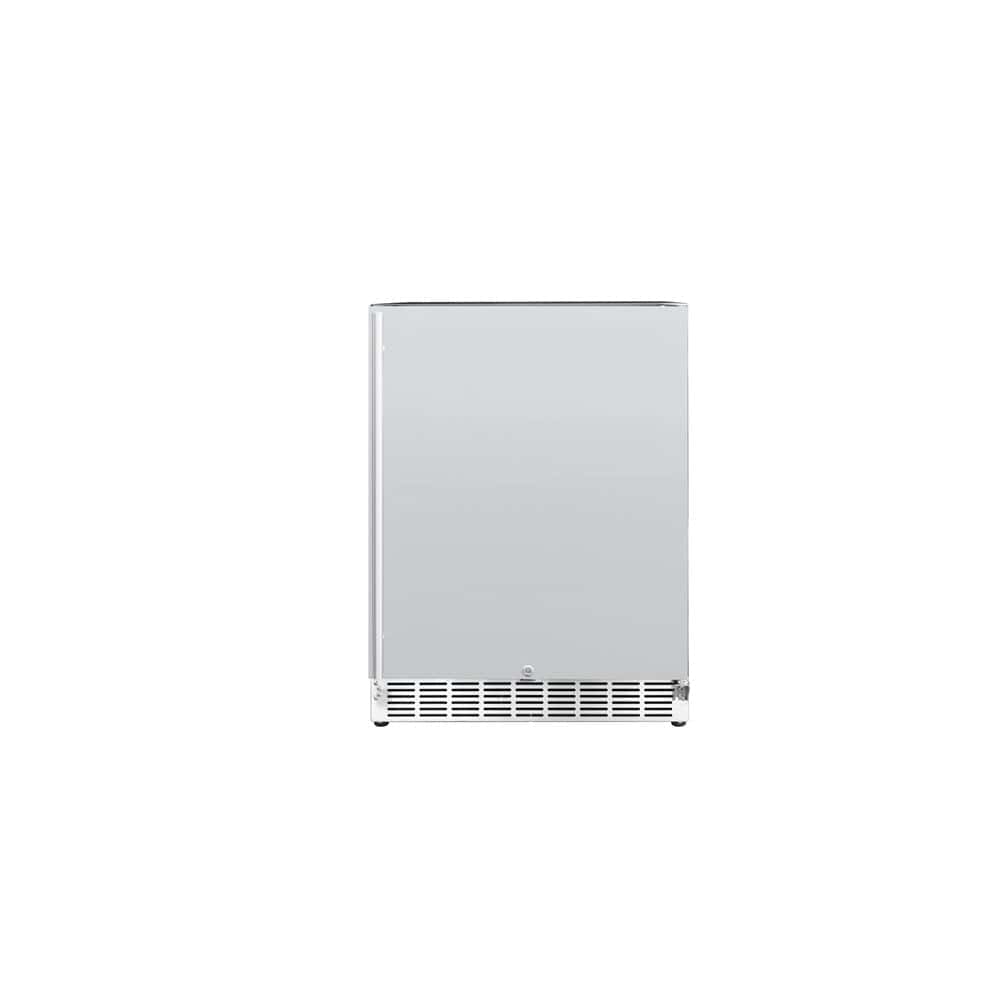 TrueFlame 24" Outdoor Rated Refrigerator (5.1c) - Reversible- AMD-RFR-24S-B