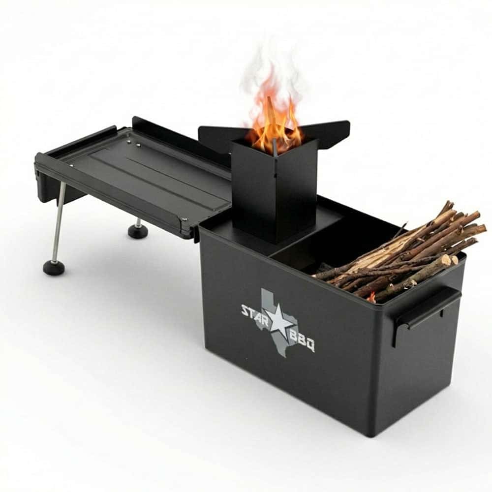 StarBBQ‚Ñ¢ Rocket Stove Camper Box ‚Äì Military-Grade Ammo Can Portable Stove | STARBBQ-RSBBOX