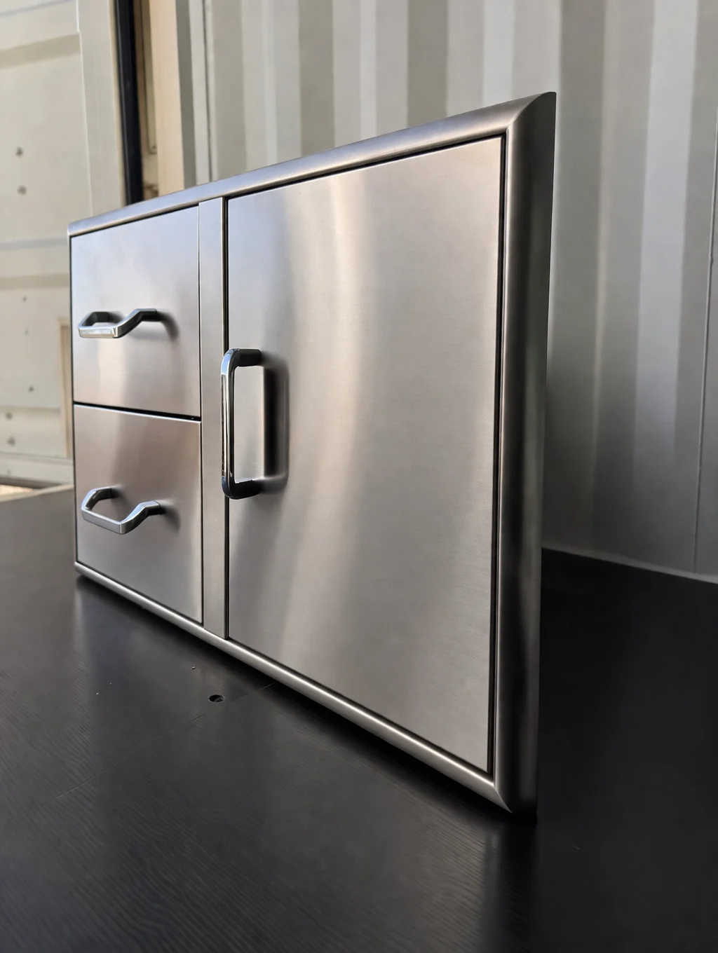 OCI Stainless Steel 32'' 2 Door/ Drawer Combo Open Box- OCI-32CDU-OB - image 3