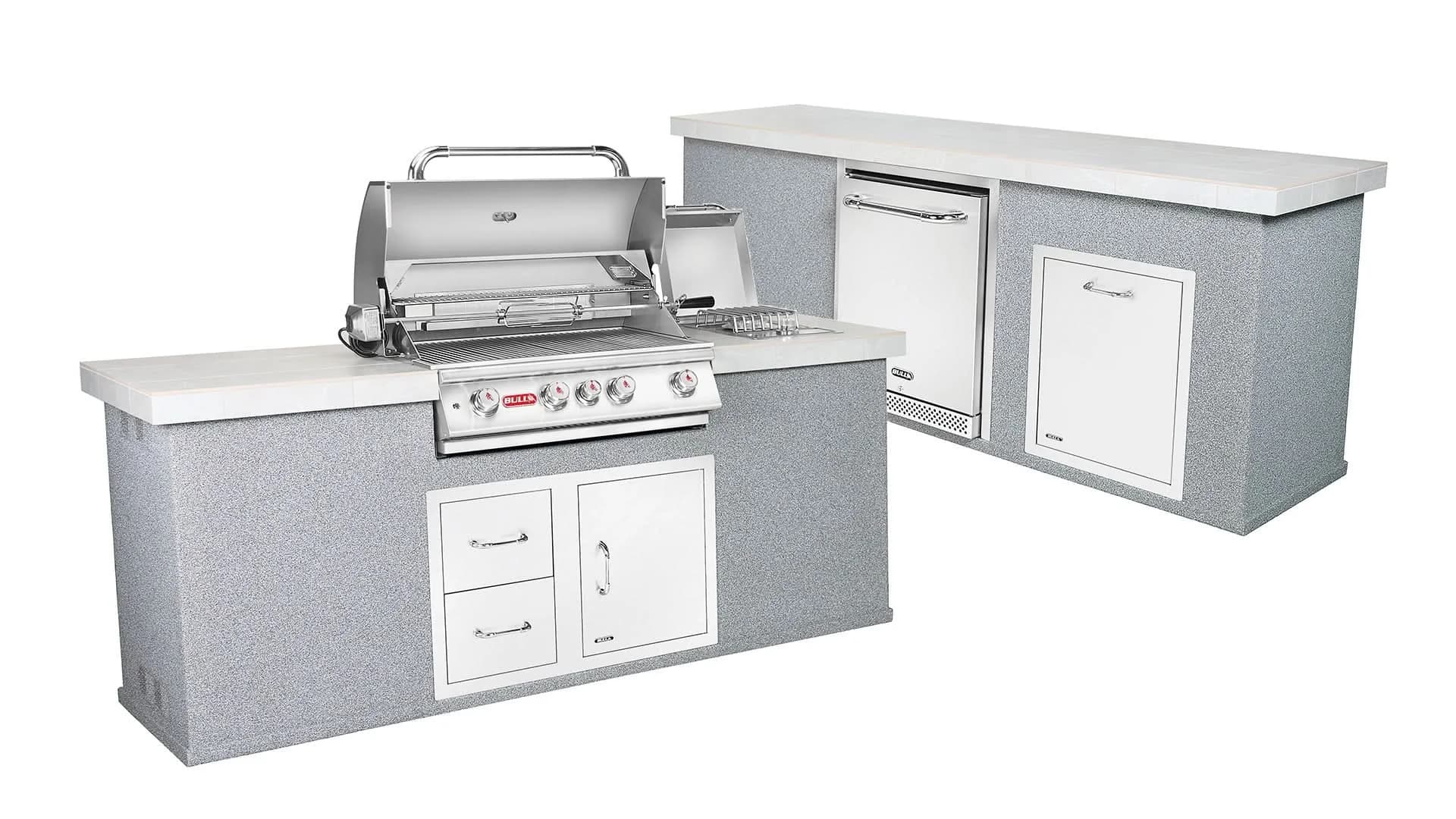 Bull Island Outdoor Kitchen Collection Versa Q Quartzsite Base - 15752-LP - image 2
