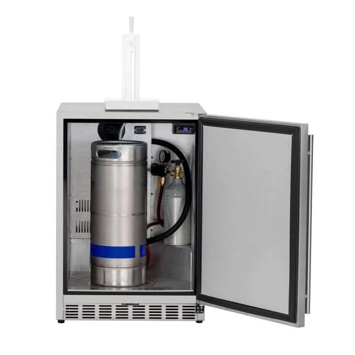 Summerset 6.6c Deluxe Outdoor Rated Double Tap Kegerator - SSRFR-24DK2 - image 2