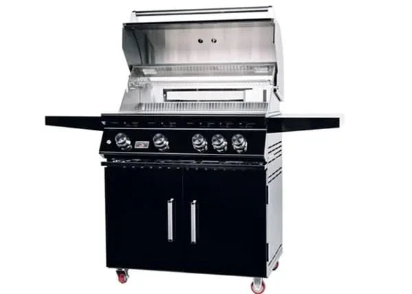 Bonfire Whistler Black Series - 34 - Inch 4-Burner Freestanding Grill with Infrared Rear Burner - Natural Gas - CBF4DD-B-NG - image 4