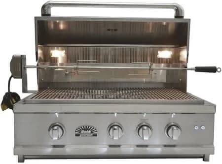 Sole Gourmet Luxury Series - 30-Inch 3-Burner Built-In Grill - Liquid Propane Gas - 301BQRRLLP - image 4