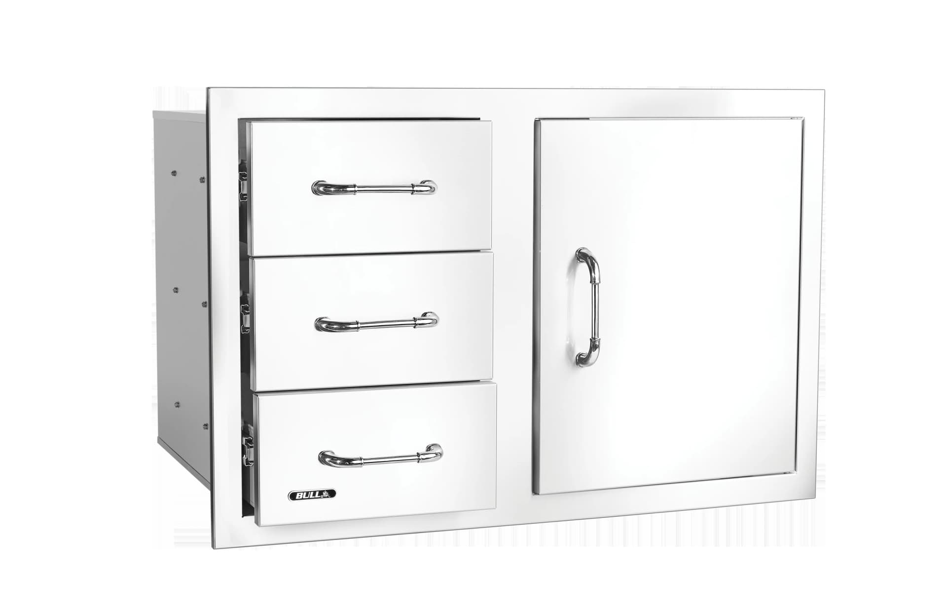 Bull 30" 3 Drawer Door Combo w/ Reveal - 25900 - image 6