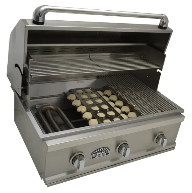 Sole Gourmet TR Series - 32-Inch 3-Burner Built-In Grill - Liquid Propane Gas - 320BQTRLP - image 5