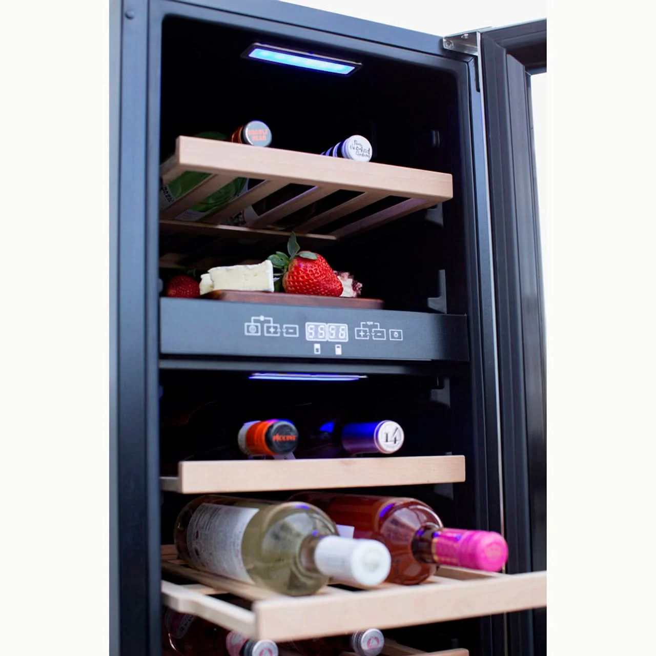 TrueFlame 15" Outdoor Rated Dual Zone Wine Cooler- AMD-RFR-15WD - image 3