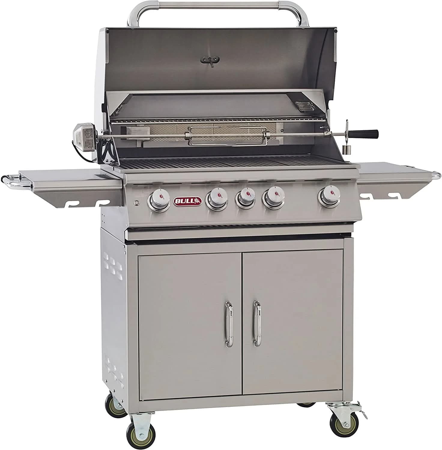 Bull Angus - 30-Inch 4-Burner Freestanding Grill Cart - Natural Gas with Lights - 44001 - image 2