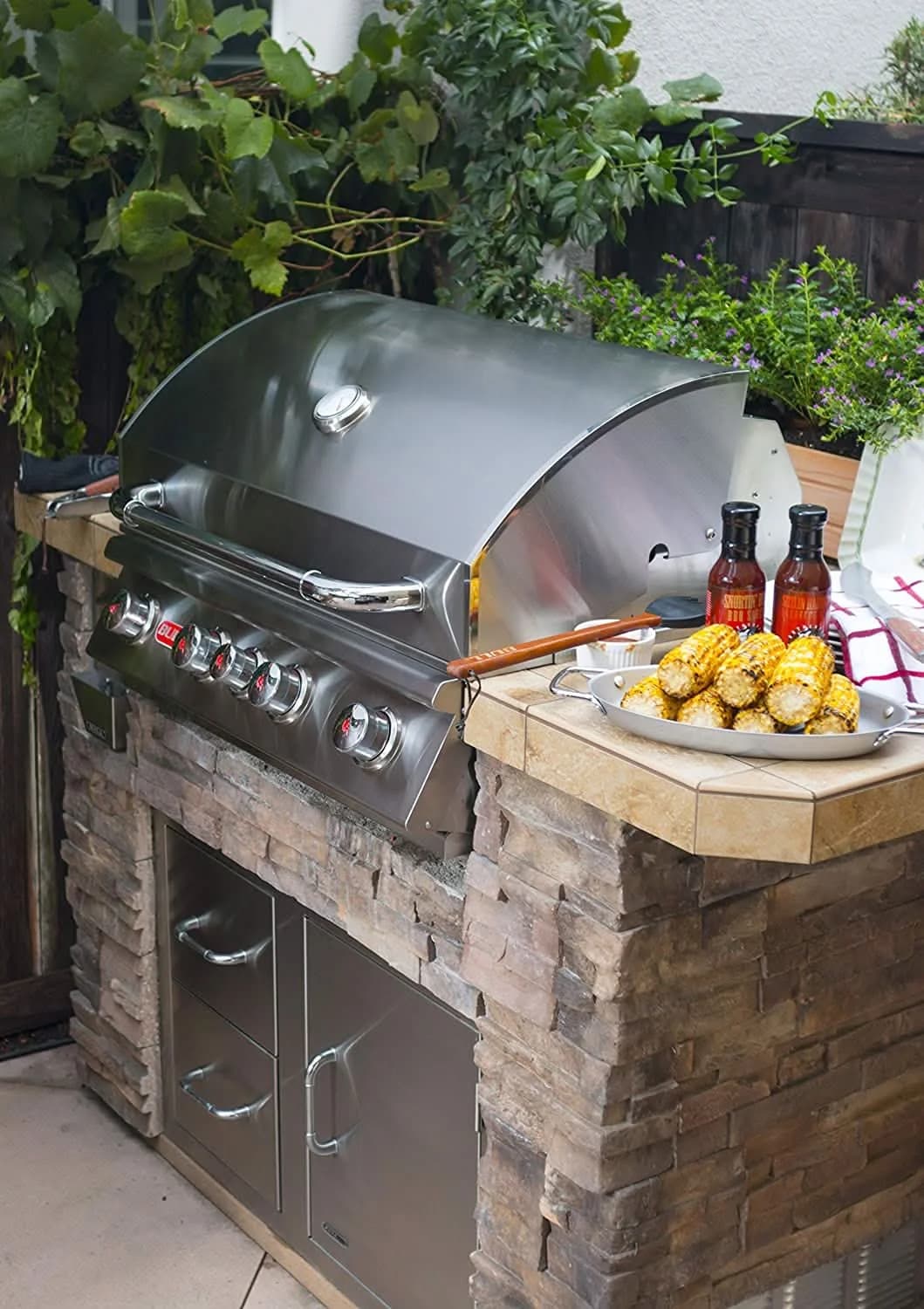Bull Angus - 30-Inch 4-Burner Built-In Grill - Natural Gas with Rotisserie - 47629 - image 5