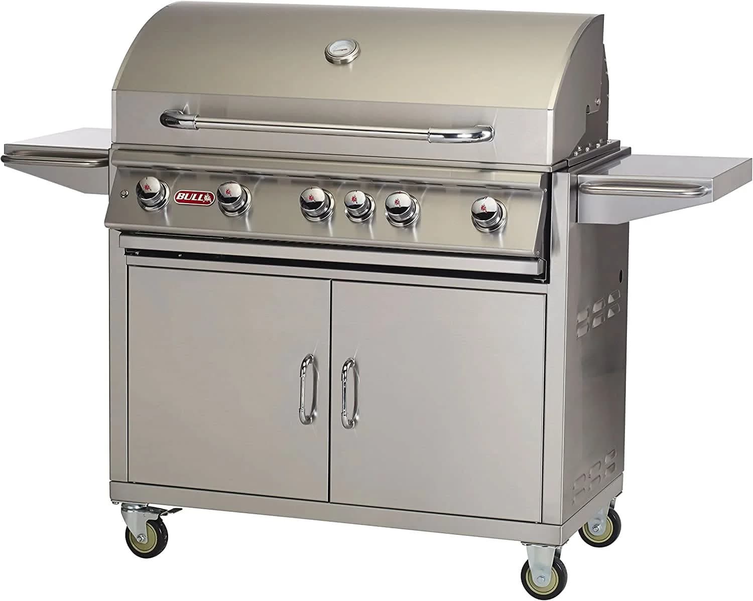 Bull Brahma - 38-Inch 5-Burner Freestanding Grill Cart - Natural Gas with Rear Infrared Burner - 55001 - image 4