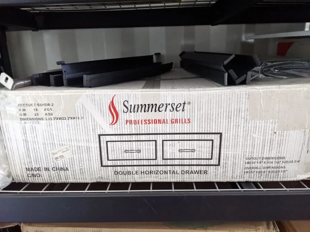 Summerset 30" Flush Mount Horizontal Double Access Drawer Open Box- SSDR2-32H-OB - image 3
