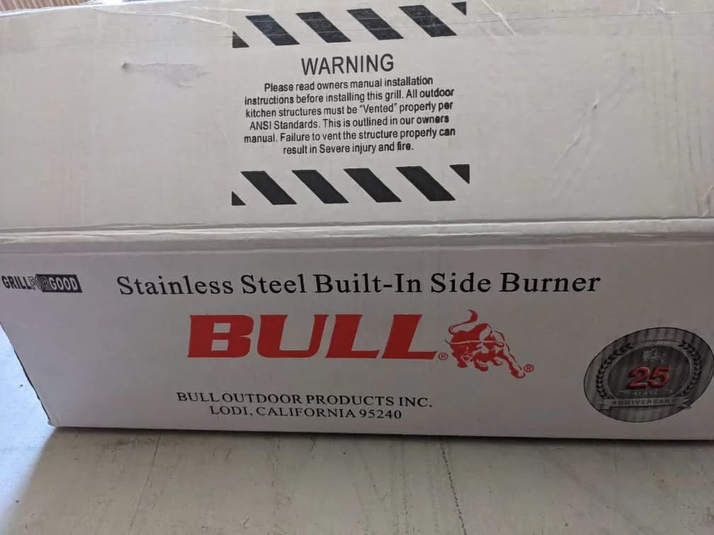Bull Outdoor Products Drop-In Natural Gas Single Side Burner (Open Box) - 60009-OB - image 4