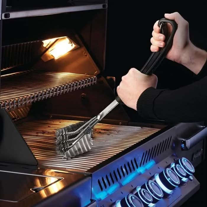 Napoleon Triple-Row Grill Brush with Stainless Steel Bristles - 62057 - image 3