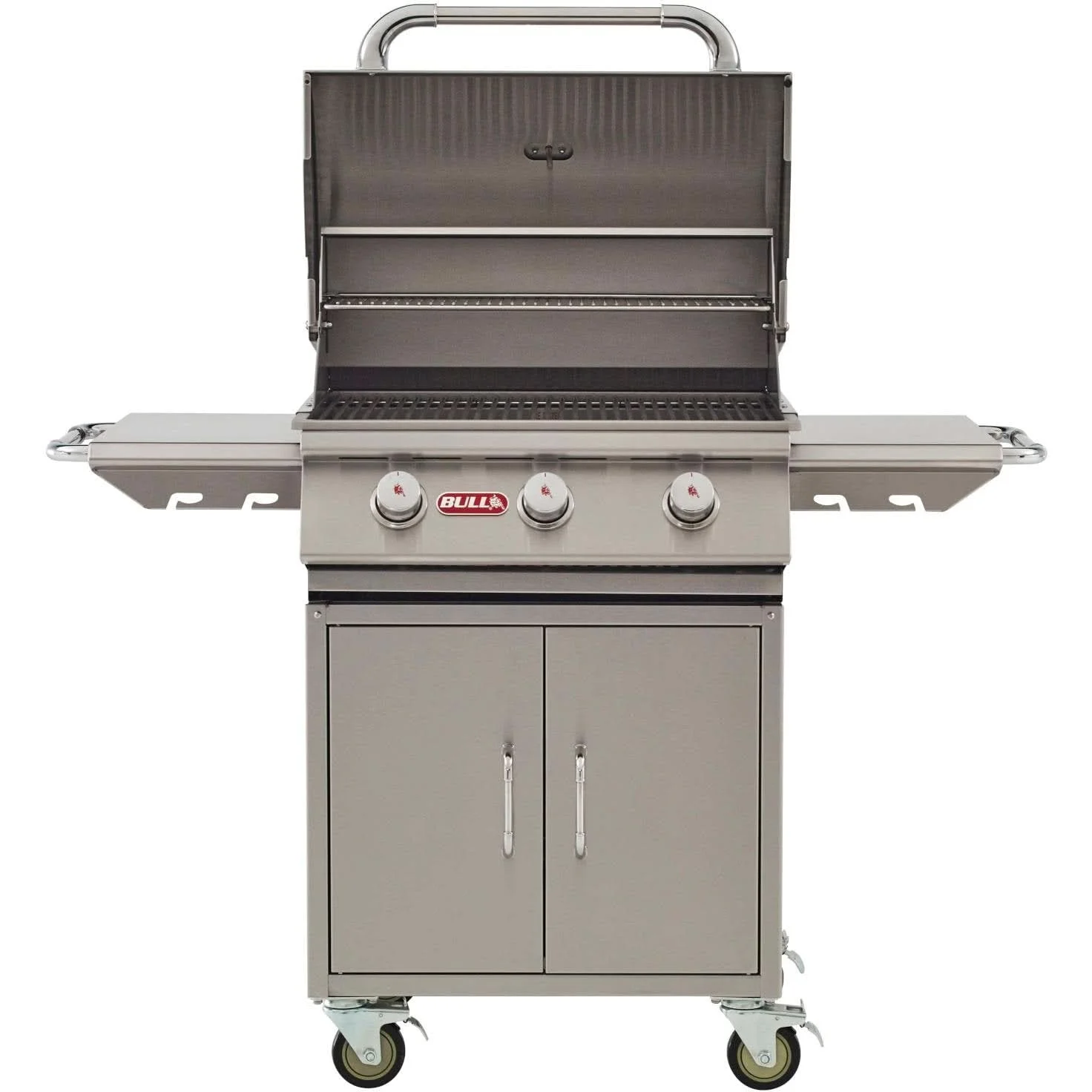 Bull Steer Premium - 25-Inch 3-Burner Freestanding Grill Cart - Natural Gas - 69102 - image 2