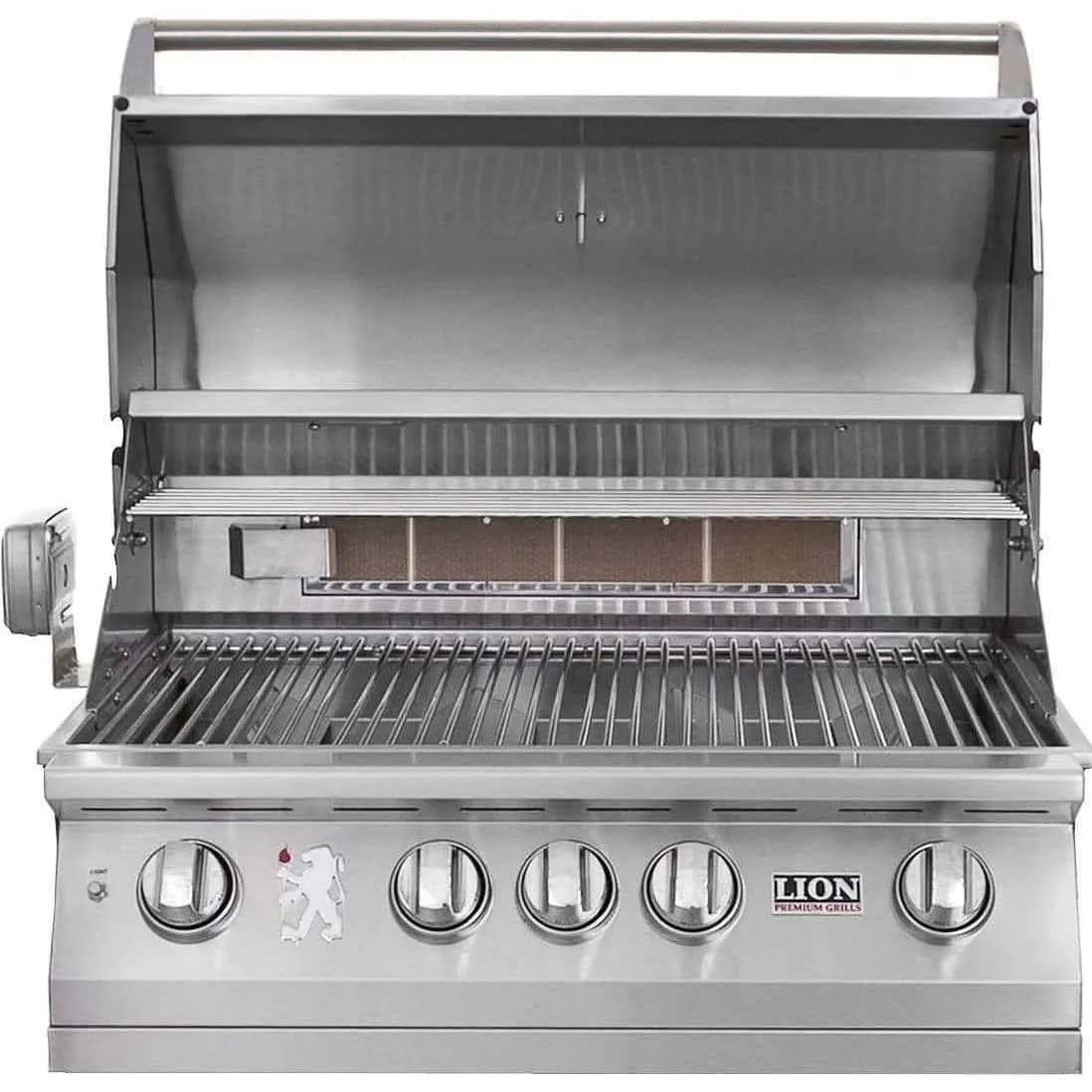 Lion L75000 - 32-Inch 4-Burner Freestanding Grill - Natural Gas - 53621 + 75623 - image 3