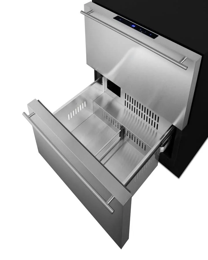 Summit 24-Inch Wide 2-Drawer All-Refrigerator, ADA Compliant - ADRD241 - image 2