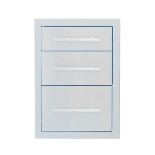 Sunstone 18 Beveled Frame Triple Drawer - BA-TD18