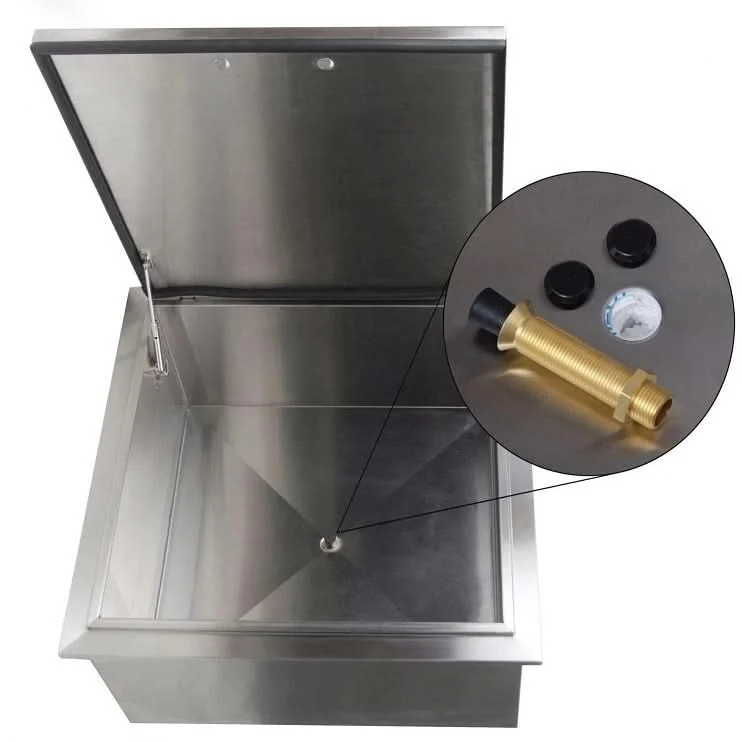 Eloquence 260 Series 18 Inch Slide In Ice Bin Cooler With Speed Rail & Condiment Holder - Eloquence-260-18SI - image 3