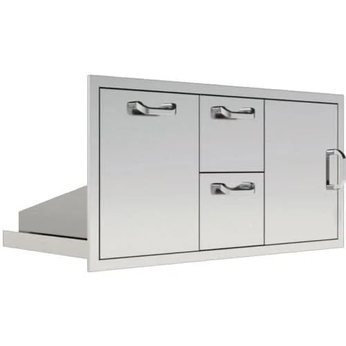 Eloquence 260 Series 42 Inch Door, Double Drawer & Roll Out Trash Bin Combo - Eloquence-260-DDC-42TR - image 2