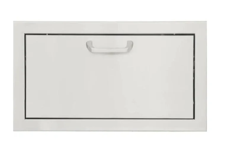 PCM BBQ-260-SH-12X12 Single Access Door with Single Drawer and Trash Bin - PCKG1-BBQ-260-SH-12X12 - image 3