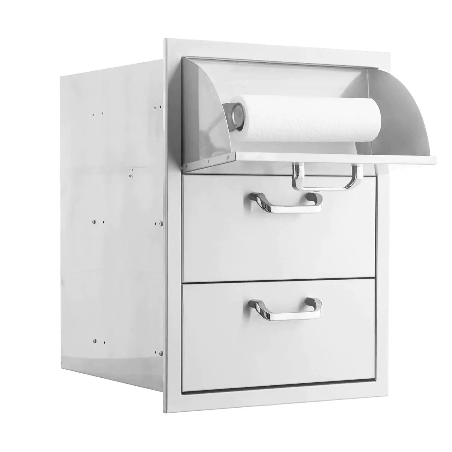 PCM 260 Series 16 Inch Triple Access Drawer With Paper Towel Holder - BBQ-260-DRW3-PTH - image 6
