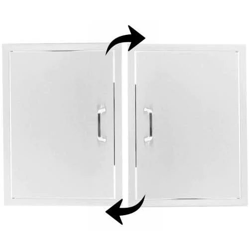 PCM 260 Series 21 Inch Single Access Door Vertical (Reversible) - BBQ-260-SV-1724 - image 2