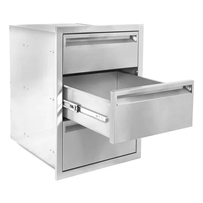 PCM 350 Series 16 Inch Triple Access Drawer - BBQ-350-DRW3 - image 2