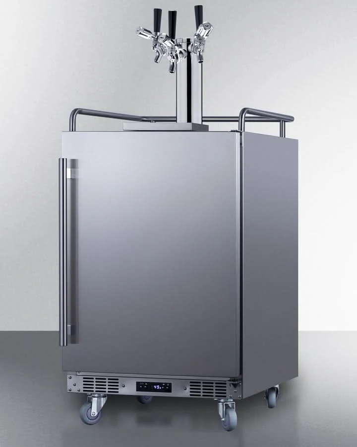 Summit 24 Wide Built-In Outdoor Commercial Beer Kegerator - BC74OSCOMTRIPLE - image 8