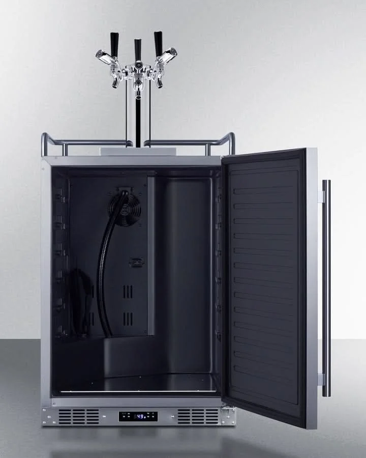 Summit 24 Wide Built-In Outdoor Commercial Beer Kegerator - BC74OSCOMTRIPLE - image 2