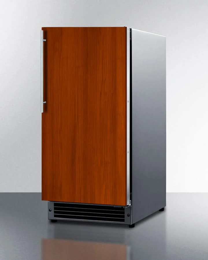 Summit 15" Wide 25 lb. Drain-Free Icemaker, ADA Compliant (Panel Not Included) - BIM26H32IF