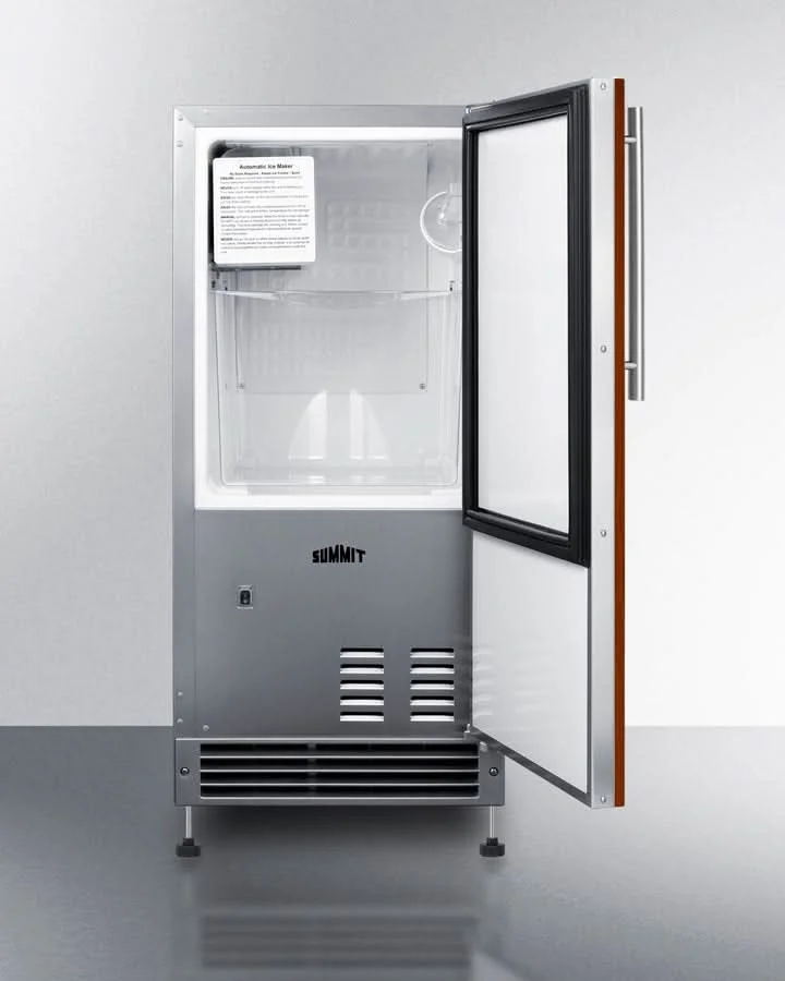 Summit 15 Wide 25 lb. Drain-Free Icemaker (Panel Not Included) - BIM26H34IF - image 7