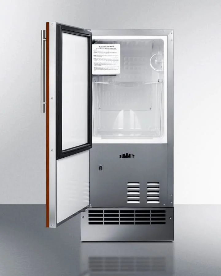 Summit 15 Wide 25 lb. Drain-Free Icemaker (Panel Not Included) - BIM26H34IFLHD - image 7