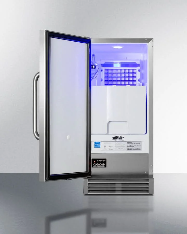 Summit 50 lb. ADA Compliant Commercial Icemaker in Stainless Steel 14.75 - BIM44GCSSADA - image 2